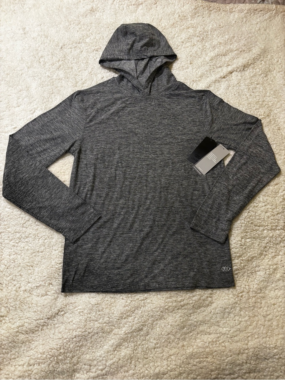 Women’s Hooded Long-Sleeve Shirt - Charcoal Gray1450